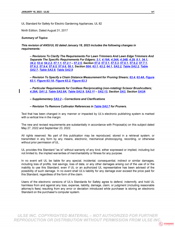 UL 82 PDF UL 82 PDF
